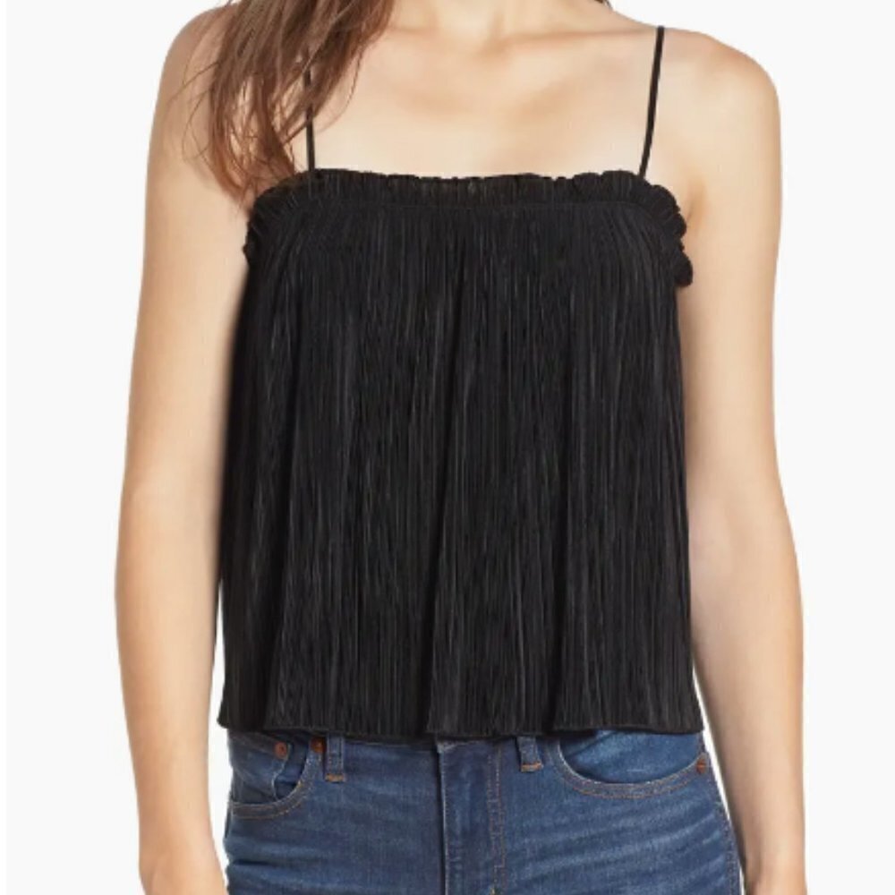 π· *NWT* Madewell Texture & Thread Micropleat Tank Top - Picture 1 of 10